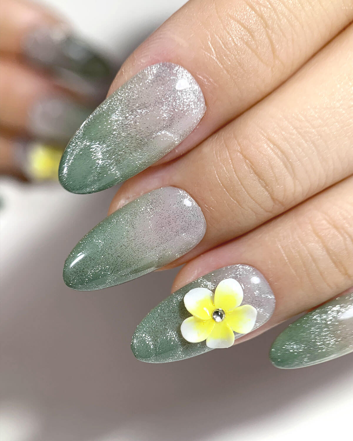 PLUMERIA DE MENTA